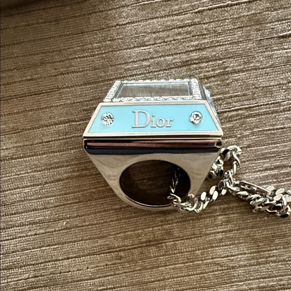 Rare Dior Silver Princess Ring Makeup Jewel - Picture 4 of 7